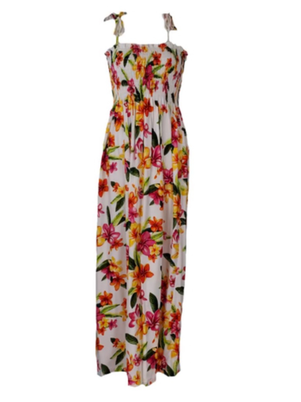 Two Palm's Hawaiian Plumeria Dress